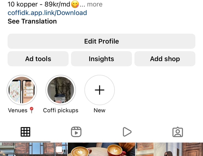 Sælger kaffeabonnement virksomhed - 30+ Samarbejdspartnere (caféer) - App til AppStore/Google play