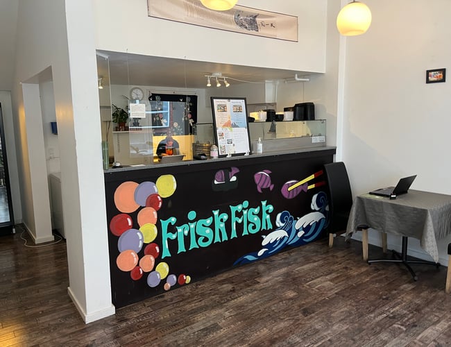 Sushibar til salg i midten af gågaden - Nykøbing Falster