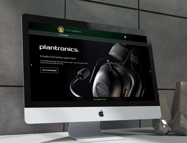 Gamingheadsets.dk - Webshop med salg af headset og et attraktivt domæne - Totalomsætning på 500.000 kr.