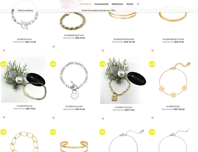 Nu med vanvittig pris!! Skal sælges nu...! Sidste chance.. Super velfungerende webshop med fokus på salg af smykker til kvinder