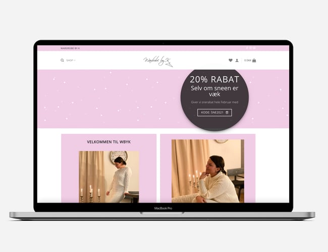 Webshop med tøj til modebevidste kvinder