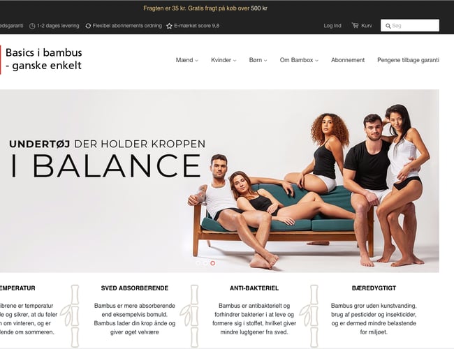 Bambox.dk - webshop med abonnements forretning - sælges - Omsætningen var i 2020 på  1,7 mill kr.