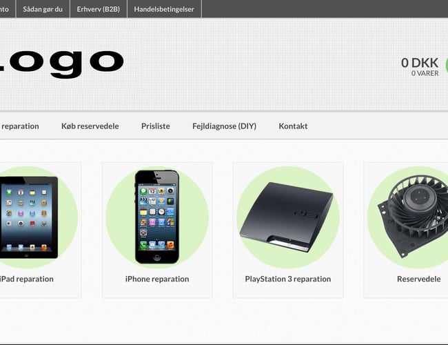 IPhone- og iPadreparatør med webshop