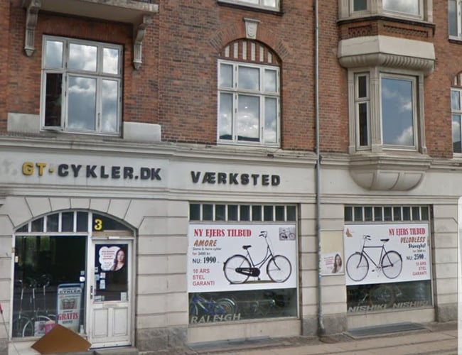 Velobless Cykler til afståelse - Cykelbutik i København areal på 198 m2.