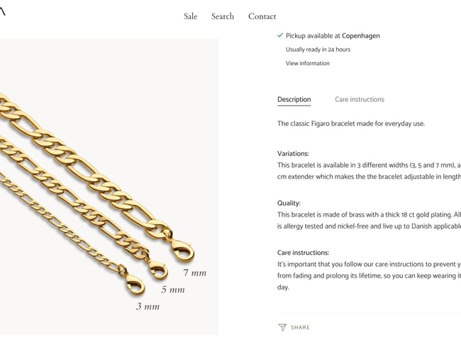 Webshop med brandunivers