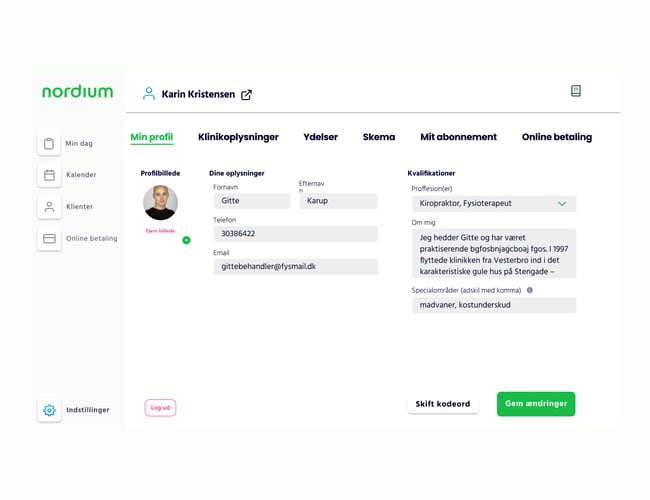 [SaaS virksomhed] Tid er penge - Behandlere sparer begge dele med Nordiums booking- og administrationssoftware.