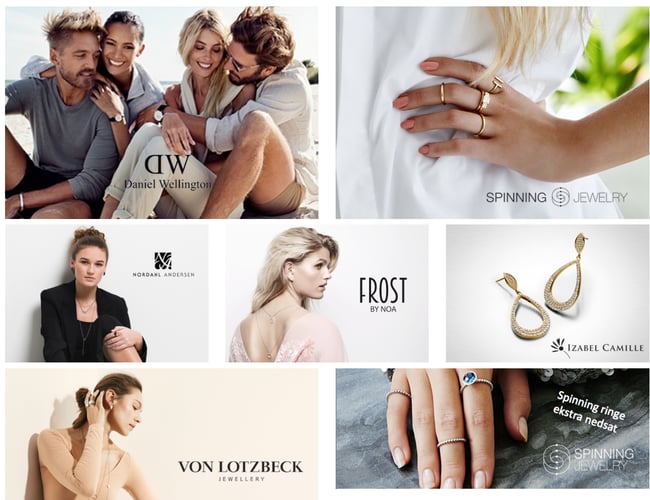 Smykke-webshop med årlig organisk omsætning på 200.000,- (Organisk; 78% = 191.100)