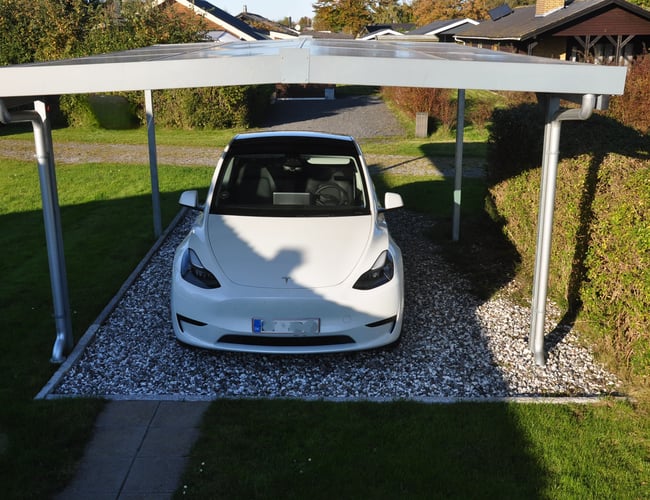 Carporte med solceller - Generationsskifte