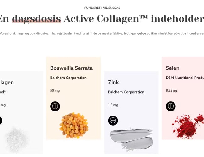 Webshop klar til at vækste! Overtag en kollagen startup, hvor alle integrationer og leveringsservices er klar.