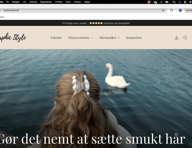 Hår accessorie univers drevet i 3 år