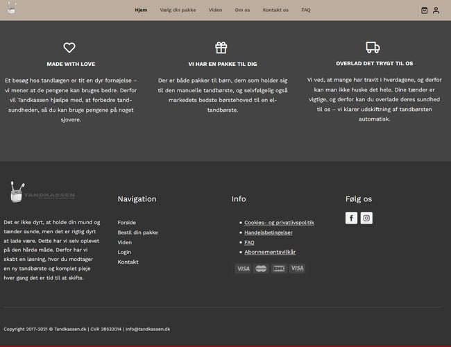 Spændende abonnementsvirksomhed sælges på grund af jobtilbud - har omsat