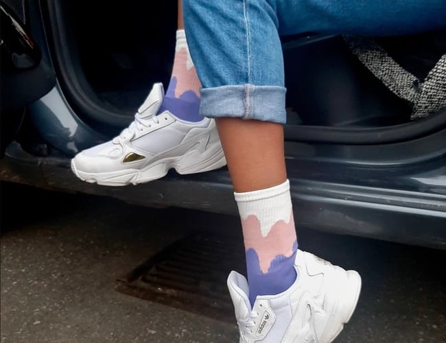 Webshop med skønne farverige strømper