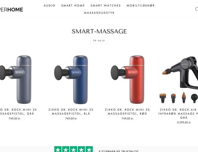 Smarthome og andet udstyr i gennem dropshipping