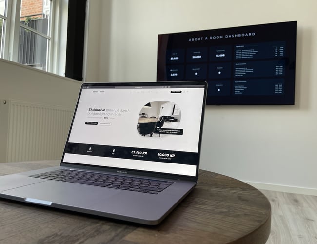 100% automatiseret salgsportal indenfor boligdesign og interiør. 400 udviklingstimer, 100% køreklar - klar til launch! Inkl. super fedt specialudviklet KPI Dashboard.
