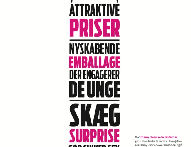 HANKY PANKY ApS sælges. Populært og attraktivt brand. Salg af kondomer + surprise i eksklusive design æsker.