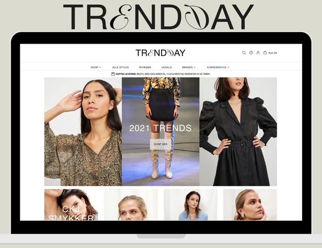 Trendday.dk omsat for mere end 25mio. kr. - Kendt webshop med modetøj, smykker og accessories.