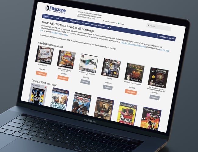 Retrospil, film og musik webshop til salg - Omsætning i 2018: 95.186 kr.