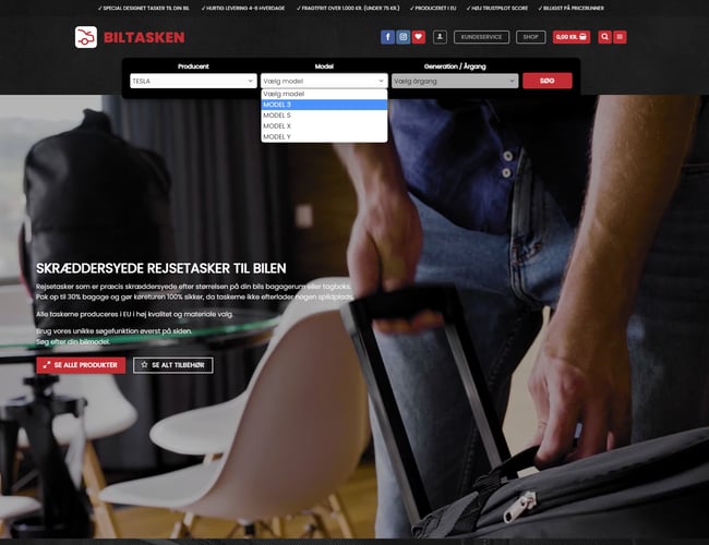 Etableret niche webshop med dropshipping aftale - pr. d. 16-05-2023) Omsætning: 102.975,00 inkl. moms.