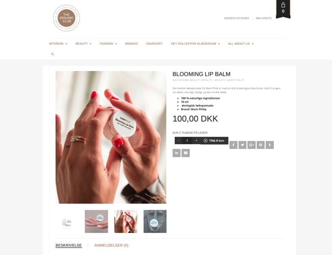 Theorganicclub.com - Webshop med kvalitet og bæredygtighed i fokus