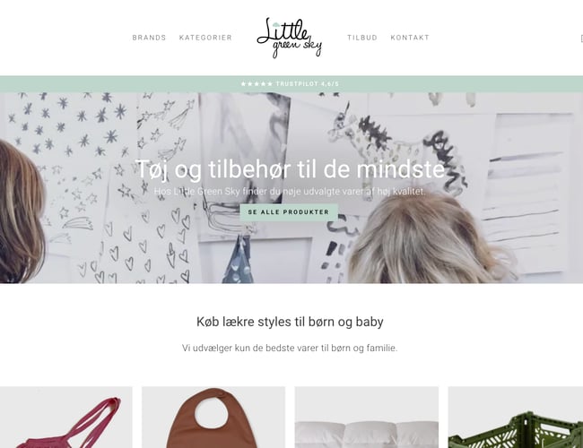 Babywebshop med 14.000 følgere på Instagram