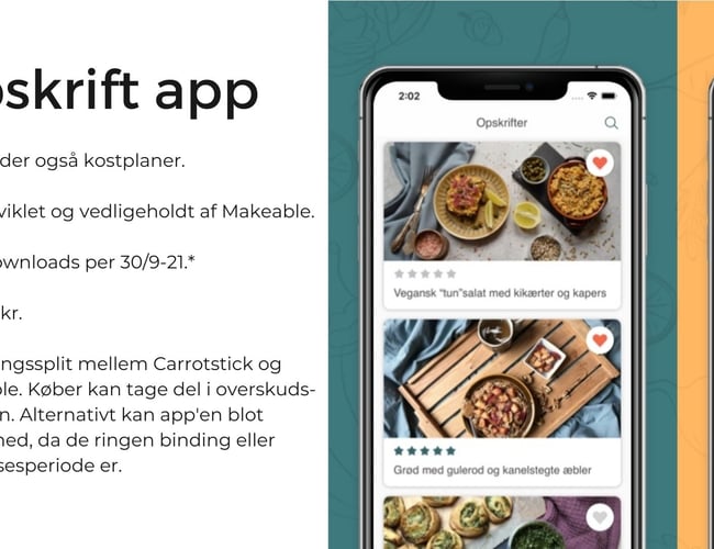 Velbesøgt sundheds- og opskrift hjemmeside - 40.000-120.000 unikke (organiske) besøgende per måned afhængig af sæson 