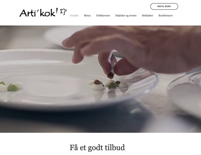 Restaurant Artikok - Eksklusiv flot restaurant med selskabslokale til salg- Med god løn til ejer