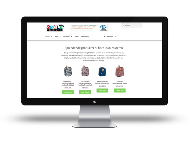 Skoletilbehoer.dk - Velkørende webshop med skoleting - Omsætning i 2018: 503.830 kr.