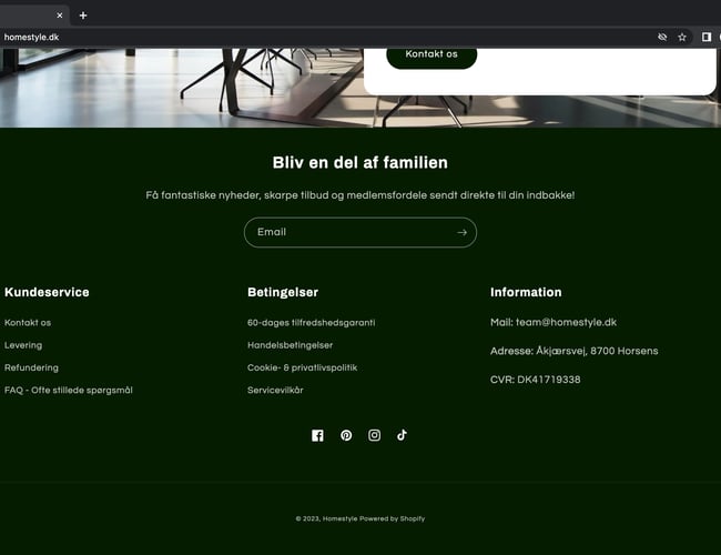 HOMESTYLE l 100% køreklar dropshipping hjemmeside til salg