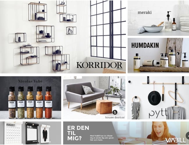 (HURTIG OVERTAGELSE) Flot og moderne webshop med boliginteriør, design inkl. varelager