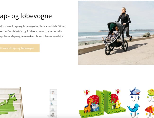 Dropshipping butik med salg af baby-børne udstyr