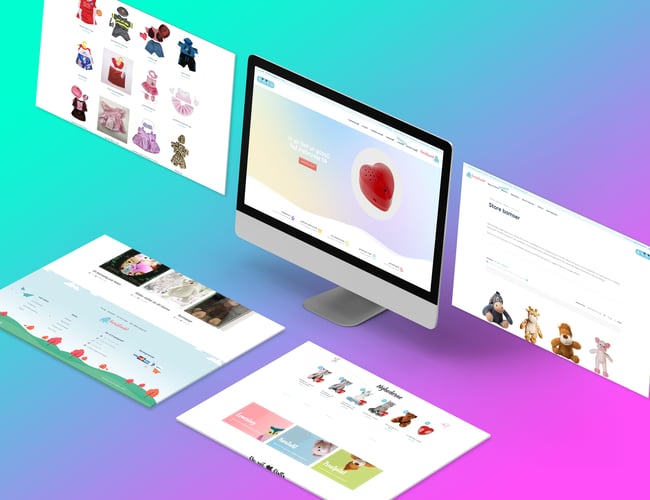 Webshop med salg af Bamser og tilbehør - Omsætning 2020: 75.000 kr.