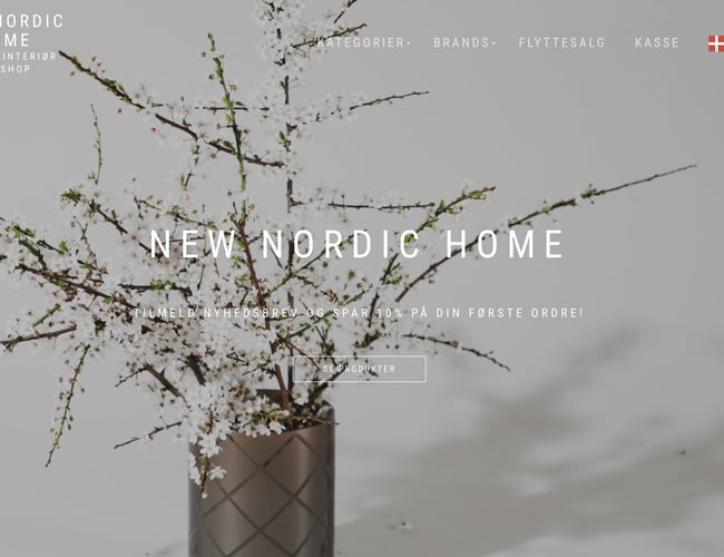 Fuldt etableret bolig og interiør webshop med fantastiske opstart. - Dækningsgrad på ca. 30%. 