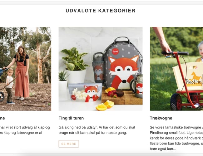 Dropshipping butik med salg af børne produkter