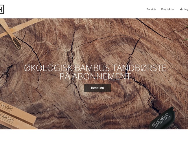 blackbrush.dk - Bæredygtigt abonnementbaseret virksomhed til salg 
