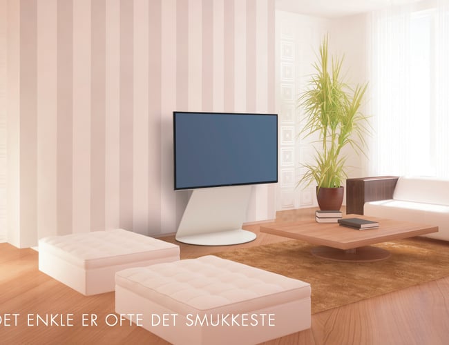 Handelsvirksomhed med innovative tv-standere og salg via 6 forhandlere