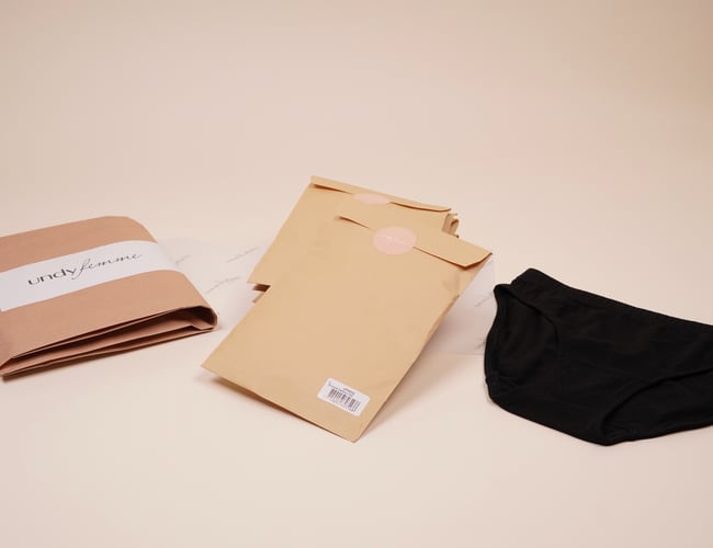 Varelager af bambusundertøj til kvinder