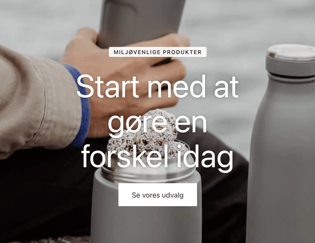 Webshop indenfor bæredygtig livsstil