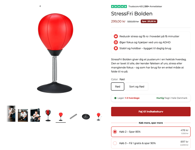 Køreklar webshop med stort potientale 