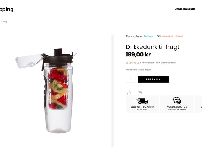 NewShopping.dk - Webshop med fokus på dropshipping af nye gadgets og isenkram