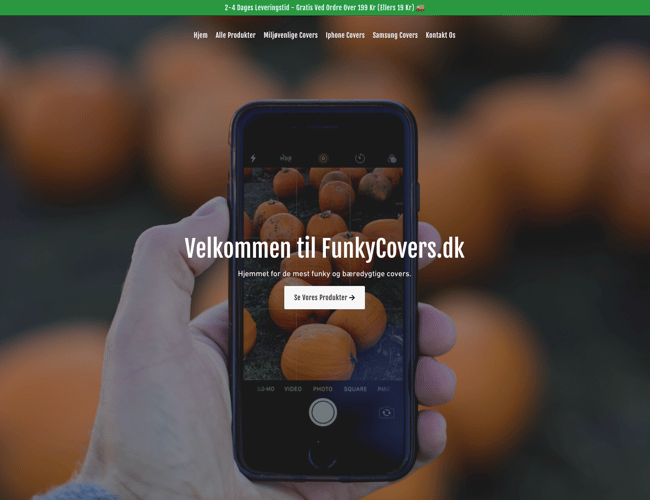 Funkycovers.dk - Webshop med bæredygtige Iphone & Samsung covers 