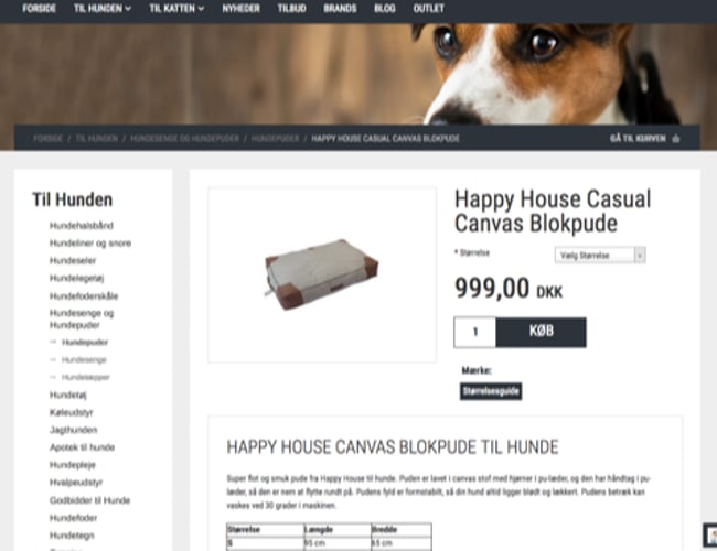 Markedets flotteste kæledyrswebshop