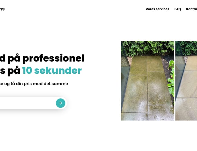 SkyQuote – SaaS til udendørs servicefirmaer (fliserens, tagrens, algebehandling mv.)  100% automatiseret opmåling, tilbud og fakturering – giver kunderne pris på få sekunder og øger salget!