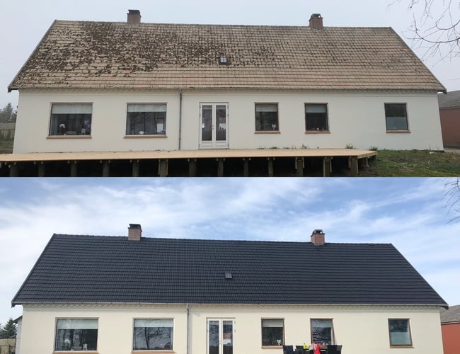 Danmarks førende tagrenser/tagmaler virksomhed - Overskud før skat 2.100.000 DKK