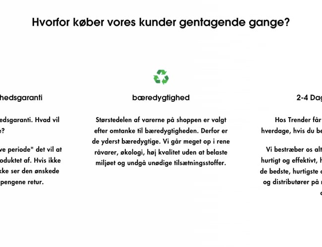 Dropshipping webshop med salg af trend produkter - 2-4 dages levering til kunden