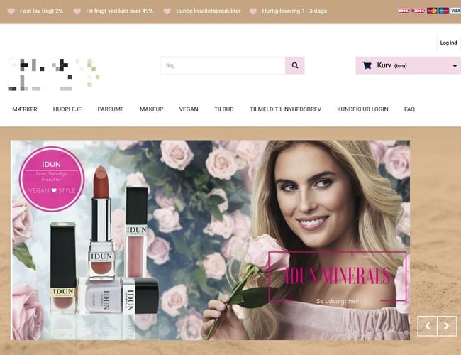 Unik webshop med stort udviklingspotentiale - Hudpleje