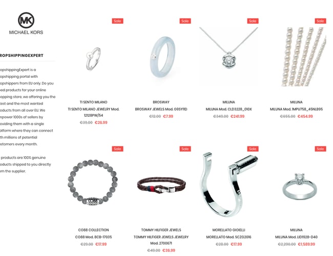 Dropshipping platform med salg af accessories til B2B eller slutbrugeren