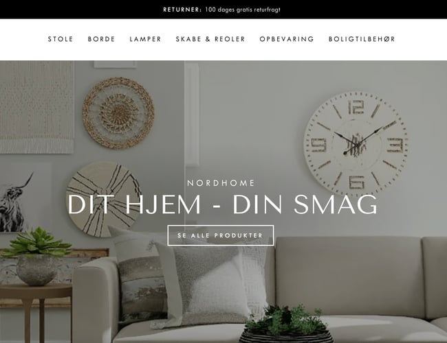 Salg af møbler gennem dropshipping