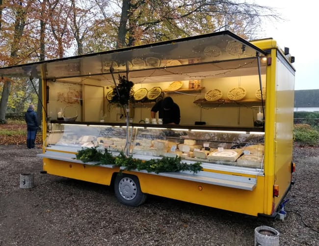 Mobil forretning - ost, vin og delikatesser