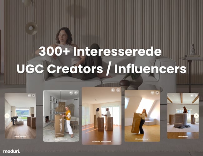 Award Winning Sofa Brand m. 2 mio. kr i omsætning på 1 år - Overskud før skat DKK 400.000 - www.ModuriHome.com