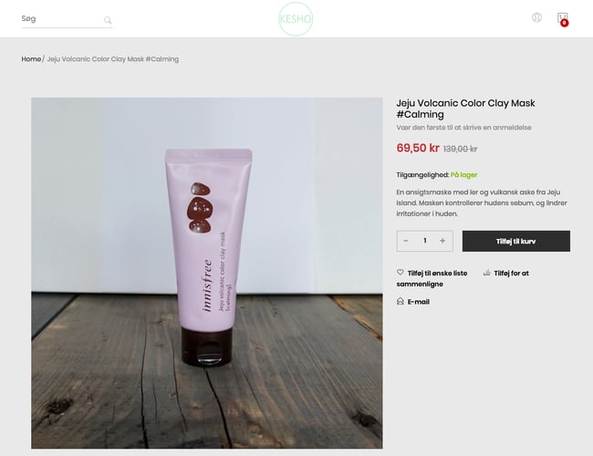 Kesho.dk - Unik webshop med salg af koreansk hudpleje og kosmetik